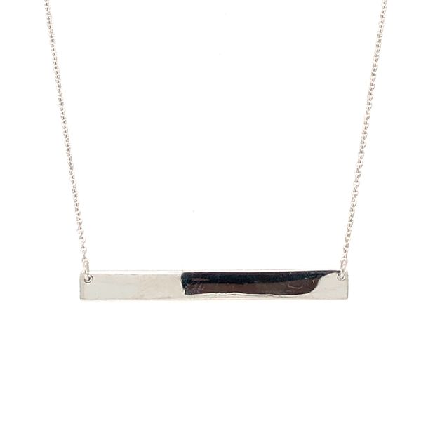 Sterling Silver Thin Bar Necklace Blocher Jewelers Ellwood City, PA