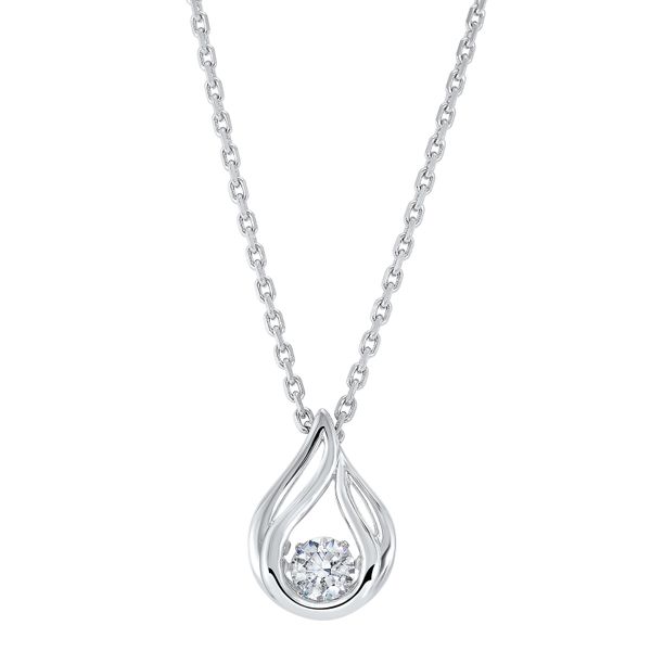 White Sterling Silver Necklace Blocher Jewelers Ellwood City, PA
