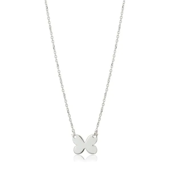 Sterling Silver Butterfly Necklace Blocher Jewelers Ellwood City, PA