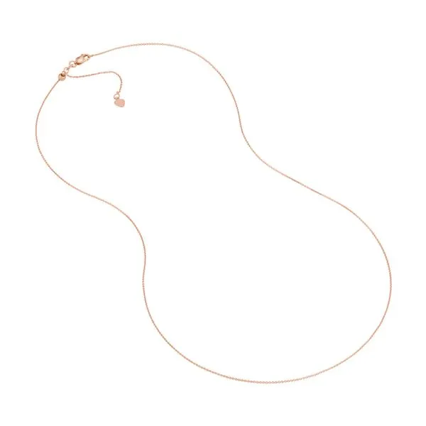 Yellow Sterling Silver Adjustable Slider Necklace Blocher Jewelers Ellwood City, PA
