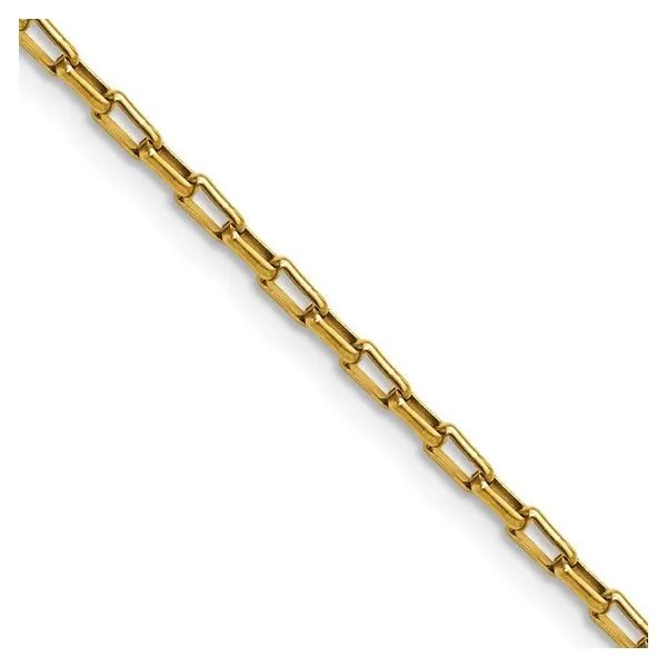 Stainless Steel Gold Plated Fancy Box Chain 18