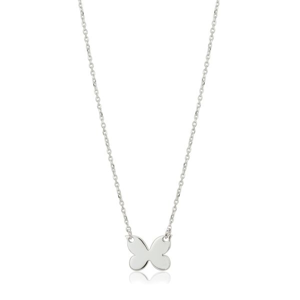 Sterling Silver Butterfly Necklace Blocher Jewelers Ellwood City, PA