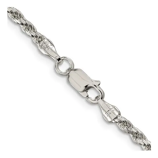 Sterling Silver 2.75mm Diamond Cut Chain 22