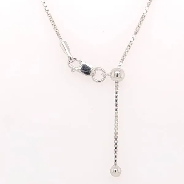 Sterling Silver Adjustable Box Silver Chain Blocher Jewelers Ellwood City, PA