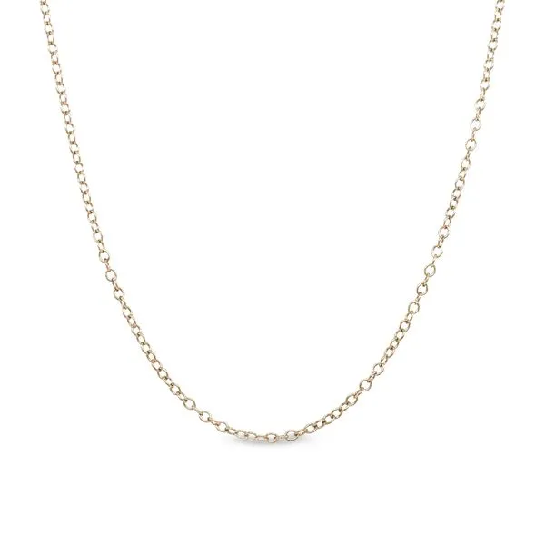 Sterling Silver Gold Finish Cable Chain Blocher Jewelers Ellwood City, PA