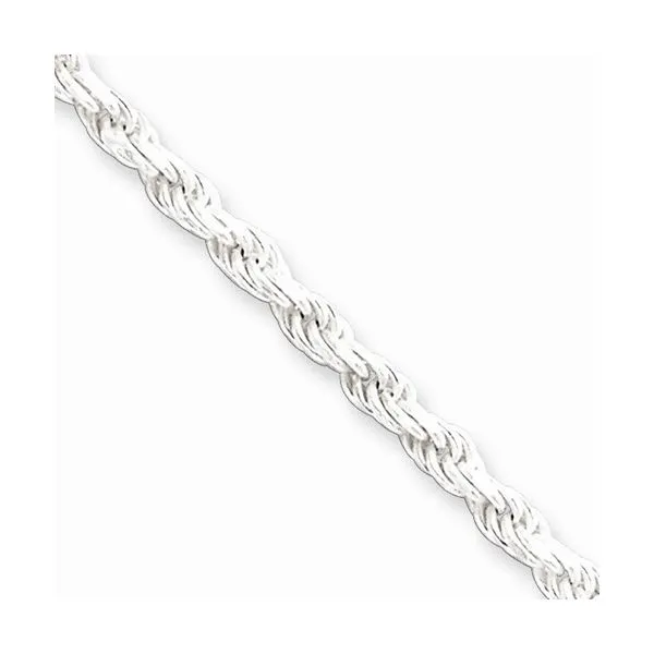 Sterling Silver Diamond Cut Rope Chain Blocher Jewelers Ellwood City, PA