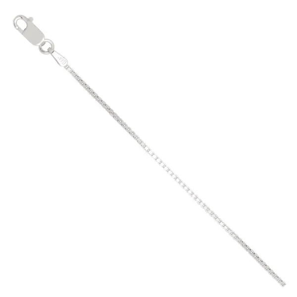 Sterling Silver Box Chain 18" Blocher Jewelers Ellwood City, PA