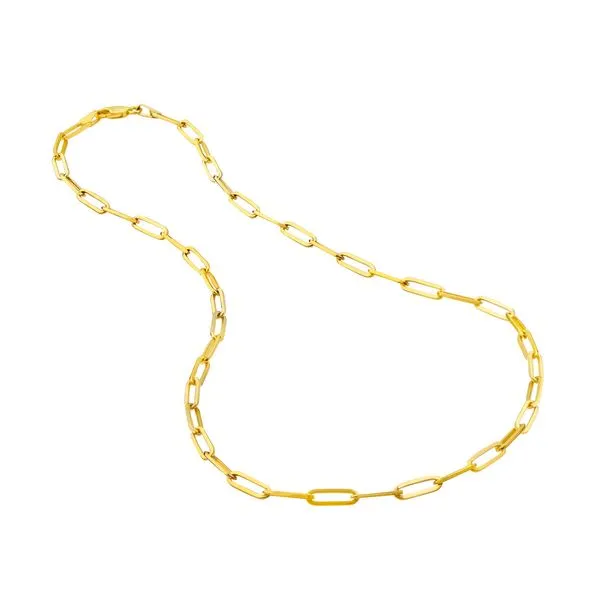 Designer Long Link Chain Gold Plated / Silver Blocher Jewelers Ellwood City, PA