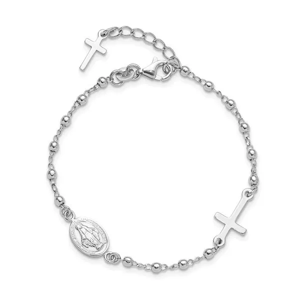 Sterling Silver Rosary Bracelet Blocher Jewelers Ellwood City, PA