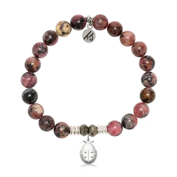 Pink Rhodonite-Ladybug Blocher Jewelers Ellwood City, PA