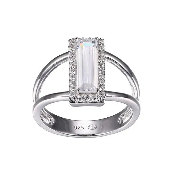 Sterling Silver Ring with CZ, Size 8 Blocher Jewelers Ellwood City, PA