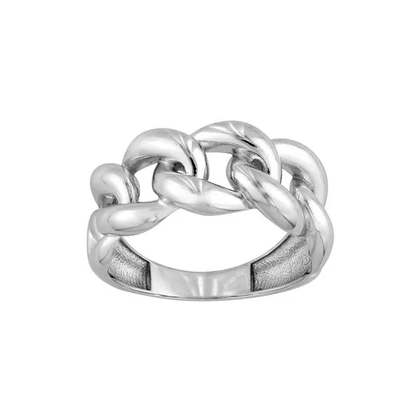 Sterling Silver Curb Chain Ring Blocher Jewelers Ellwood City, PA