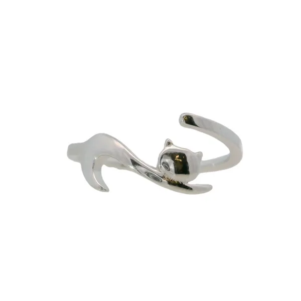 Sterling Silver Cat Ring Size 7 Blocher Jewelers Ellwood City, PA