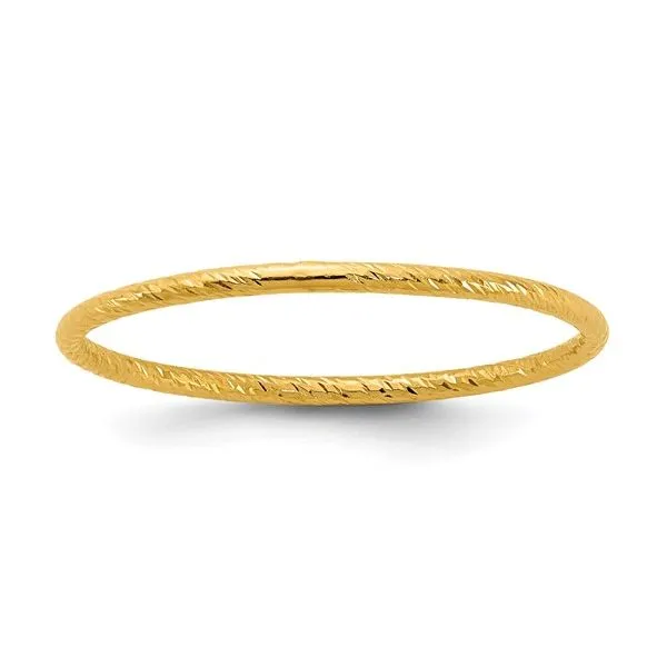 1/20 14K Gold Filled Sparkle 1.0mm Stacking Ring, Size 7 Blocher Jewelers Ellwood City, PA