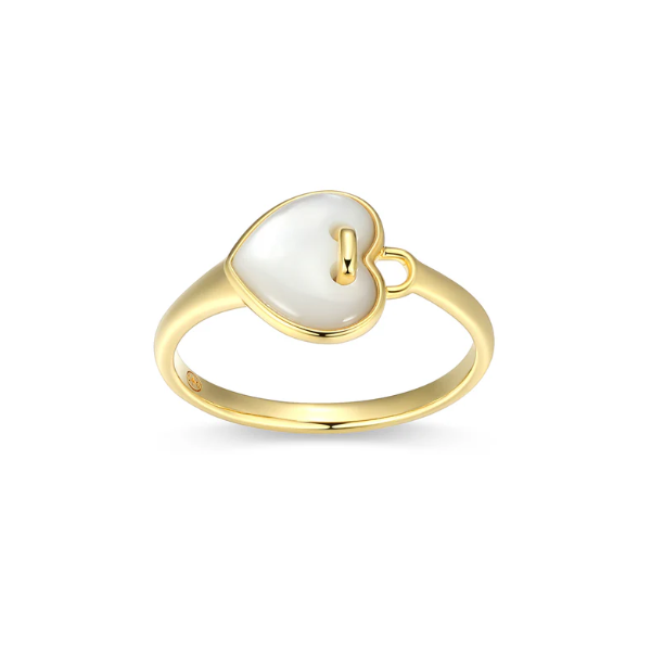Amour Genuine Mother of Pearl Ring Size 7 Blocher Jewelers Ellwood City, PA