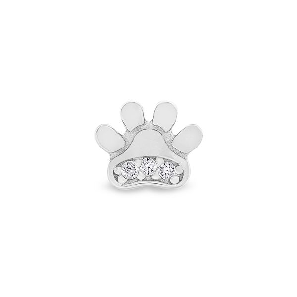 Sterling Silver Paw Charm Blocher Jewelers Ellwood City, PA