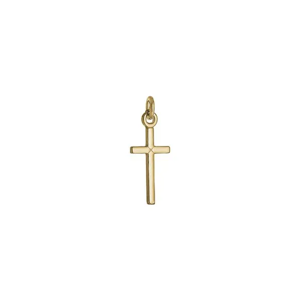 Gold-Plated Cross Charm Blocher Jewelers Ellwood City, PA