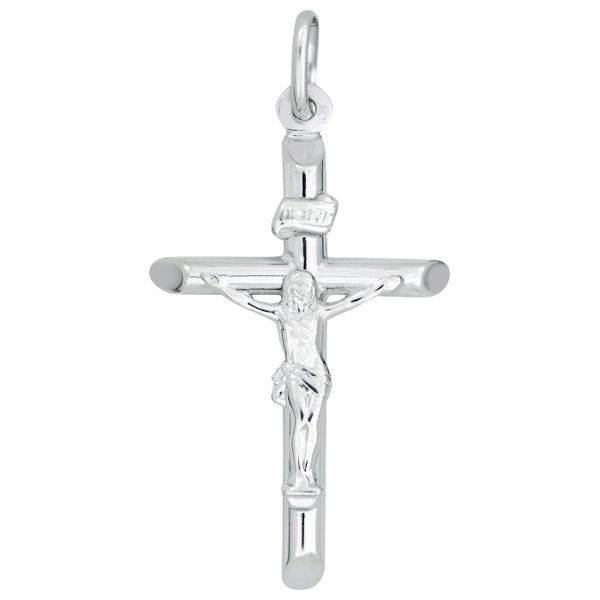 SS Crucifix Charm Blocher Jewelers Ellwood City, PA