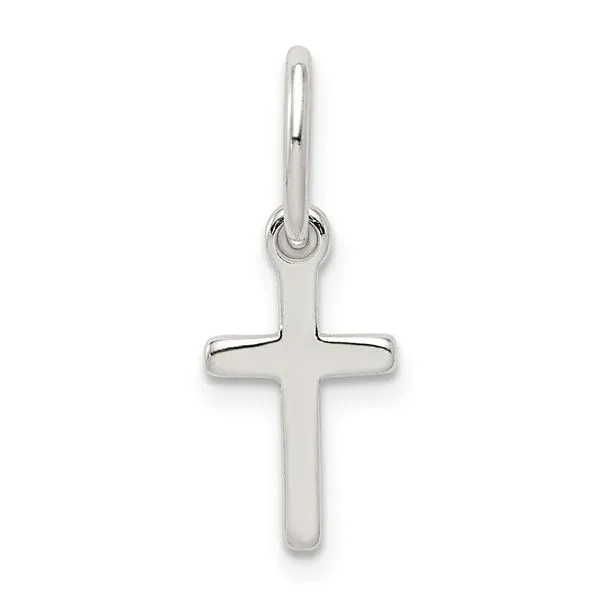 Sterling Silver Small Cross Charm Blocher Jewelers Ellwood City, PA