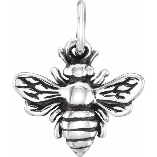 Sterling Silver Honey Bee Charm Blocher Jewelers Ellwood City, PA