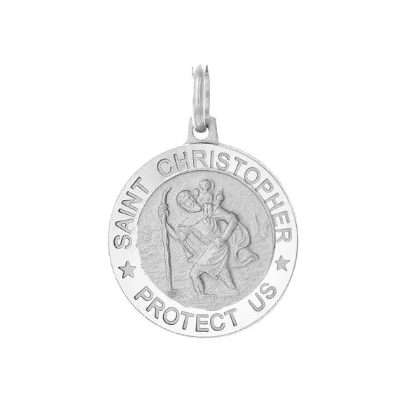 SS St. Christopher Medal - Medium Blocher Jewelers Ellwood City, PA