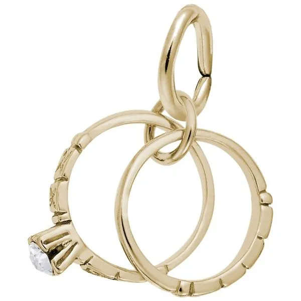GP Wedding Rings Charm 0.44