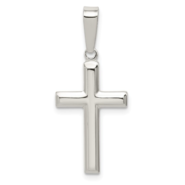 Sterling Silver Polished Cross Pendant Blocher Jewelers Ellwood City, PA