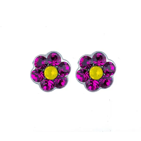 Mariana - Masi Flower Studs Blocher Jewelers Ellwood City, PA