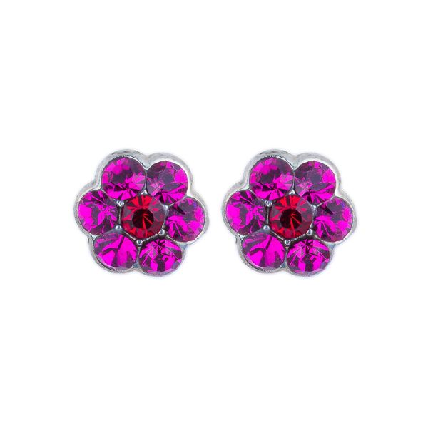 Petite Flower Post Earrings in Firefly Blocher Jewelers Ellwood City, PA