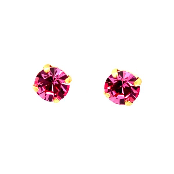 Mariana - Gold Plated Rose Ice Studs Blocher Jewelers Ellwood City, PA