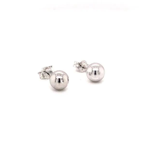 Sterling Silver 6mm Ball Stud Earrings Blocher Jewelers Ellwood City, PA