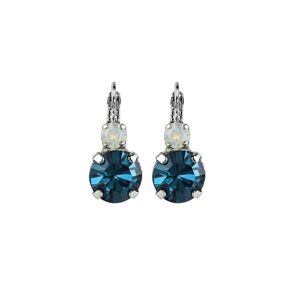 Mariana - Mood Indigo 2 Stone Dangle Leverback Blocher Jewelers Ellwood City, PA