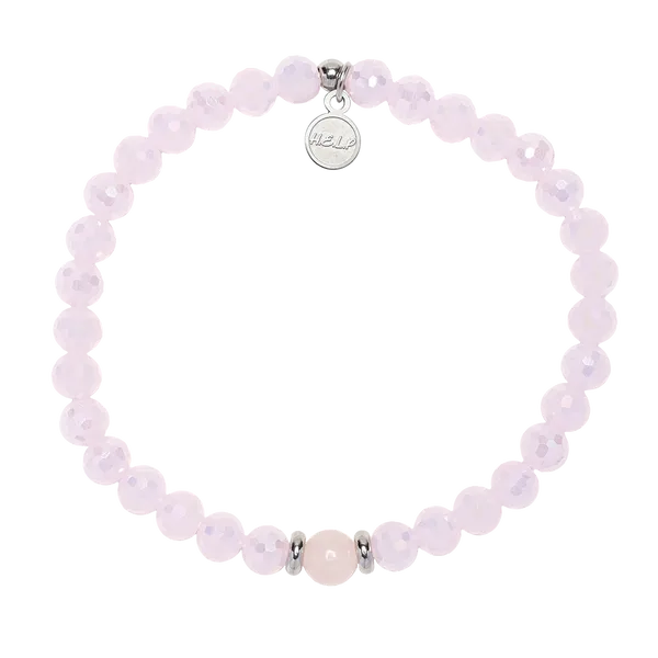 Rose Quartz Radiate Stacker - T. Jazelle H.E.L.P Blocher Jewelers Ellwood City, PA