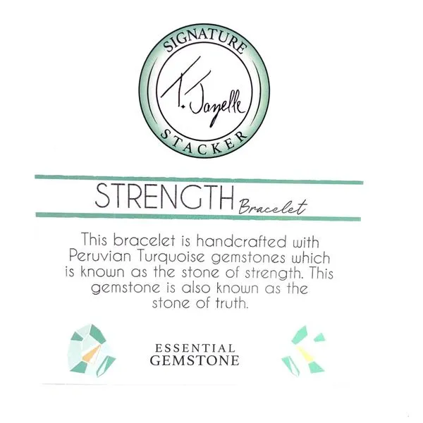 Peruvian Turquoise-Strength Stacker Image 2 Blocher Jewelers Ellwood City, PA