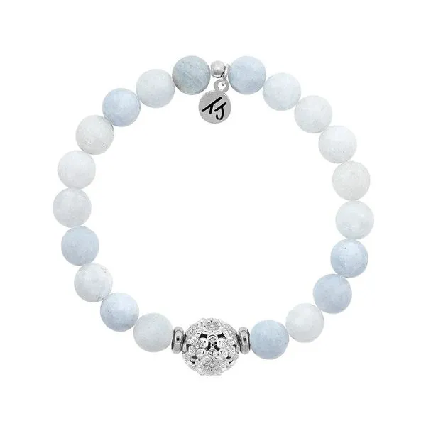 Hydrangea Collection- Celestine Bracelet with Sterling Silver Hydrangea Bead Blocher Jewelers Ellwood City, PA