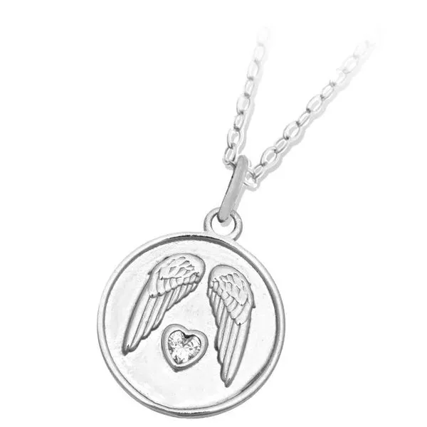 Guardian Sterling Silver Charm Necklace Image 2 Blocher Jewelers Ellwood City, PA
