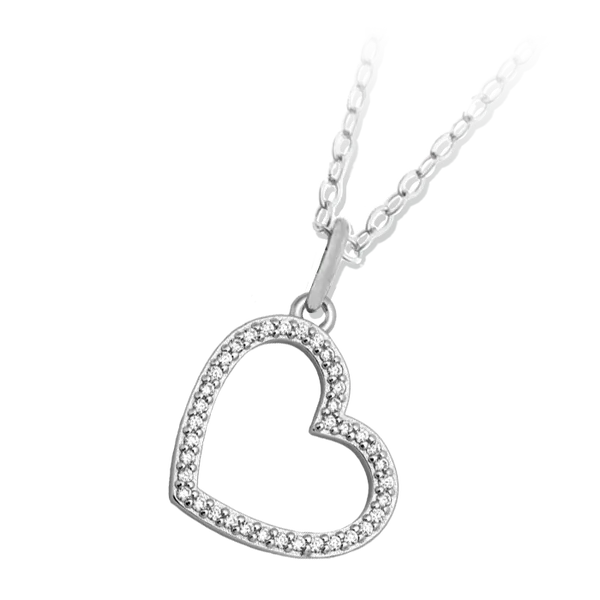 Silver Necklace with 