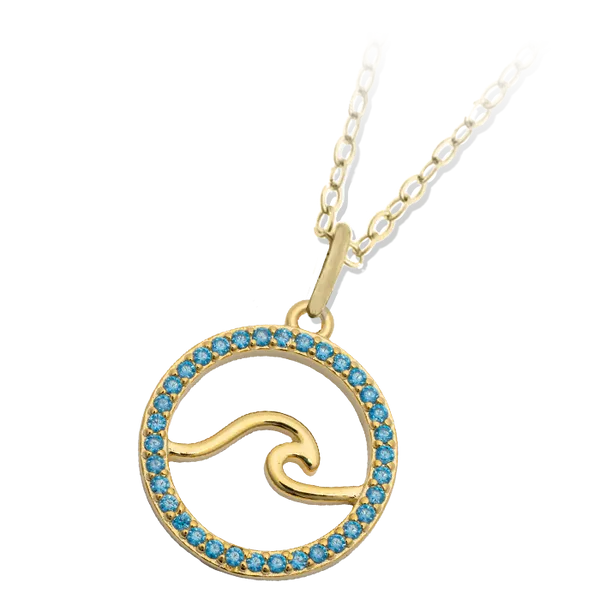 Yellow Toned Silver Necklace with 