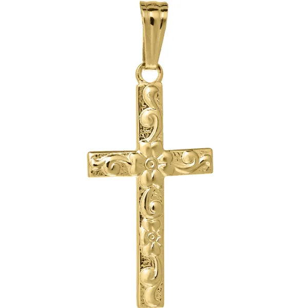 Kiddie Kraft 14K Gold Filled Cross Necklace Blocher Jewelers Ellwood City, PA