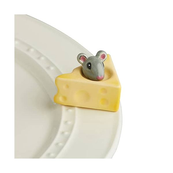 "cheese, please!" Nora Fleming mouse and cheese mini Blocher Jewelers Ellwood City, PA