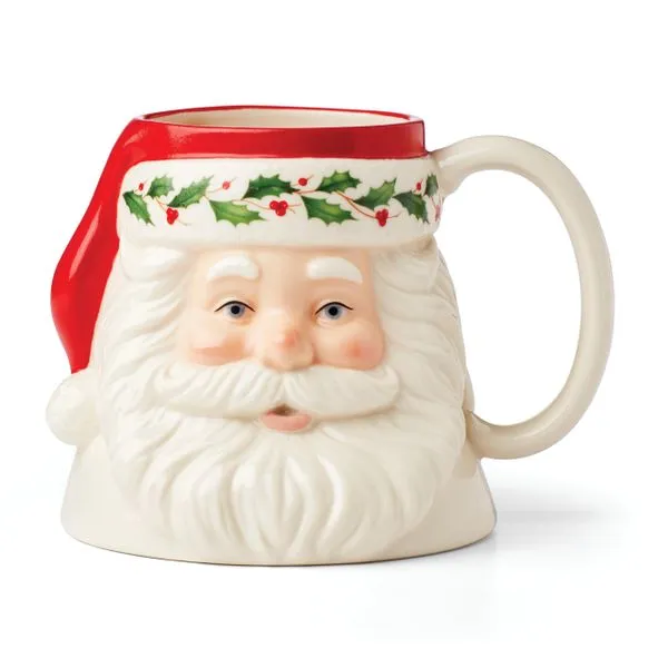 Lenox Holiday Santa Mug Blocher Jewelers Ellwood City, PA