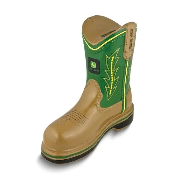 Polyresin JOHN DEERE Logo Boot Bank Blocher Jewelers Ellwood City, PA
