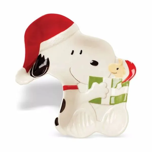 Lenox Snoopy Christmas Candy Dish Blocher Jewelers Ellwood City, PA