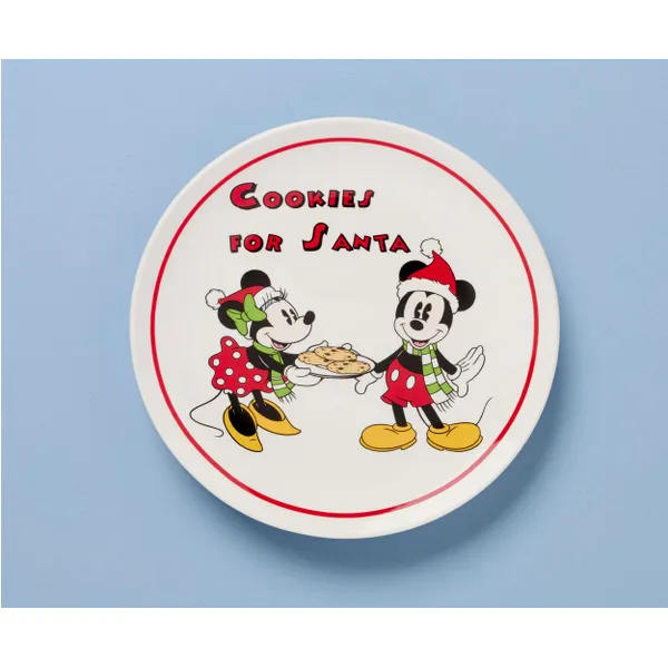 Lenox Disney Holiday Cookies For Santa Plate Blocher Jewelers Ellwood City, PA