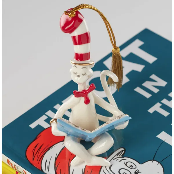 Lenox Cat In The Hat Ornament,  2.25