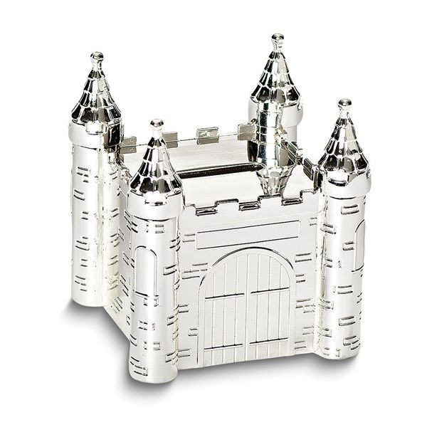 Silver-tone Zinc Alloy Castle Bank Blocher Jewelers Ellwood City, PA