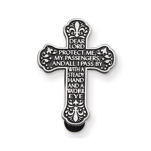 Traveler's Prayer Visor Clip Blocher Jewelers Ellwood City, PA