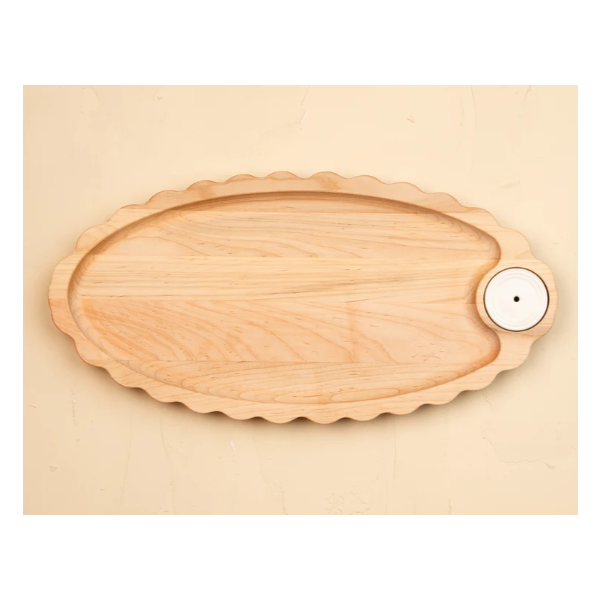 Limited Edition Maple Scalloped Anniversary Tray Blocher Jewelers Ellwood City, PA