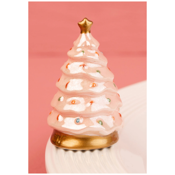 Nora Fleming Pink Christmas Tree 