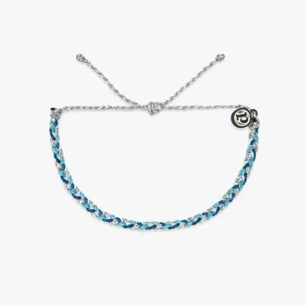Corded Silver, Blue, And Teal Puravida Bracelet Blocher Jewelers Ellwood City, PA